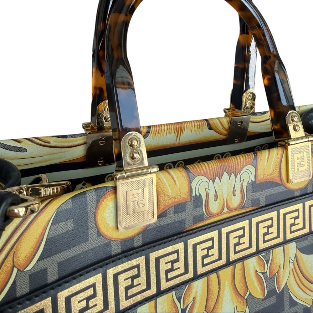 Fendi Versace Fendsace FF Baroque Sunshine Shopper Tote - Picture 7 of 12